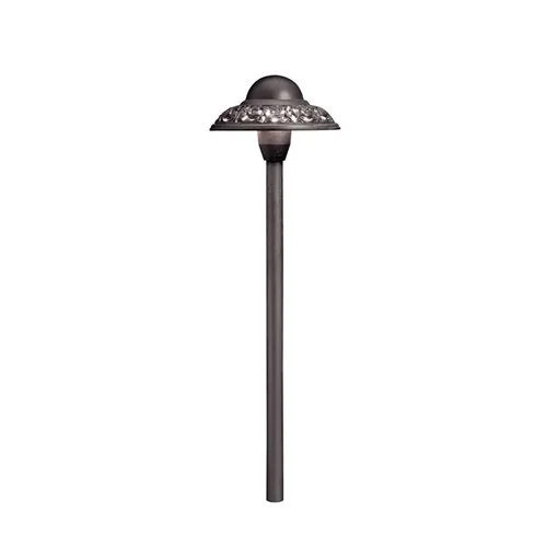 Kichler 15457AZT Pierced Dome Path Light w/ 1w 2700K LED