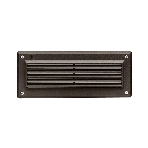 Kichler 15773AZT Louvered Brick Light w/ Integrated LED - Bronze