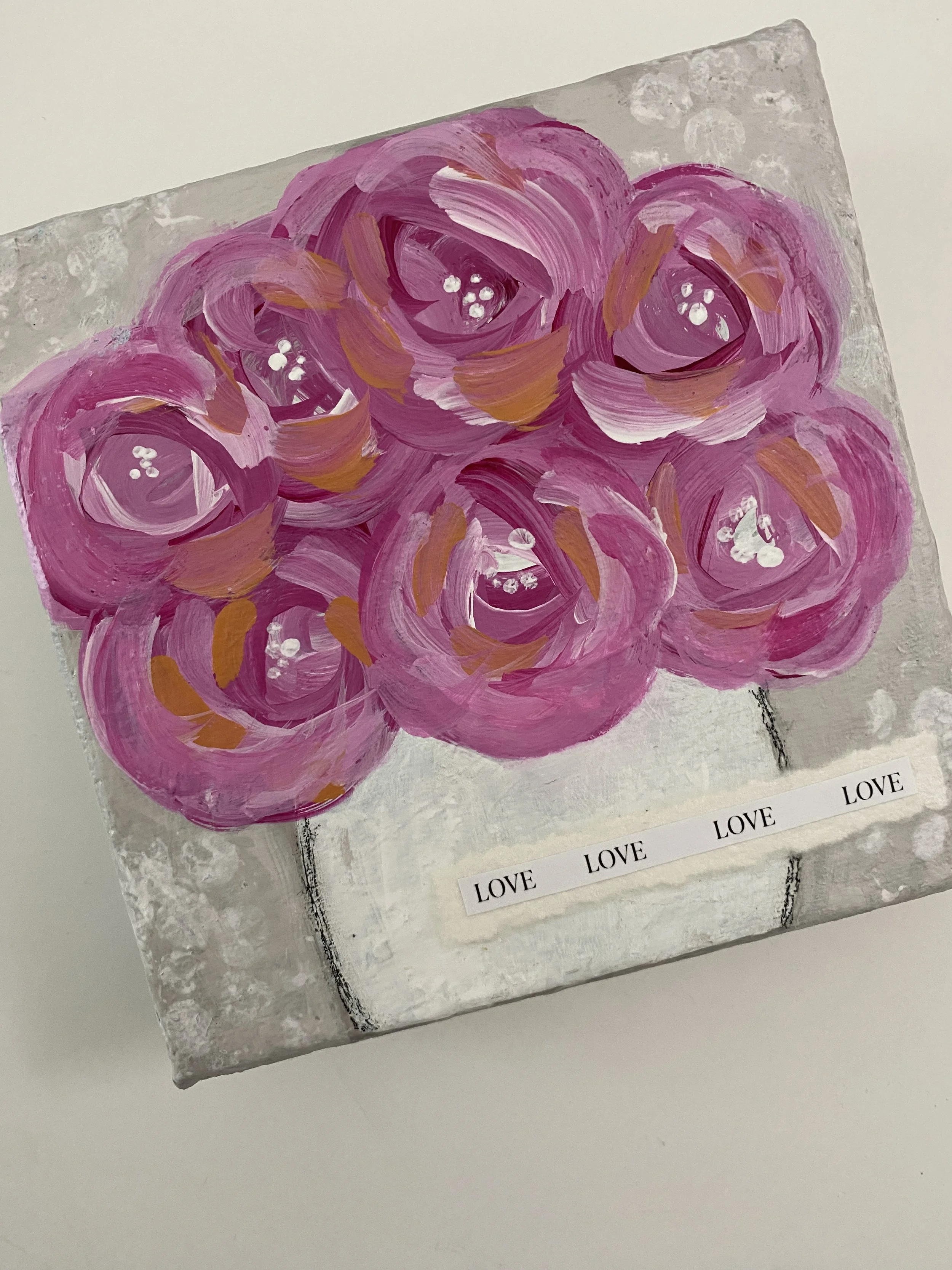 One-of-a-kind small works, Pink Floral