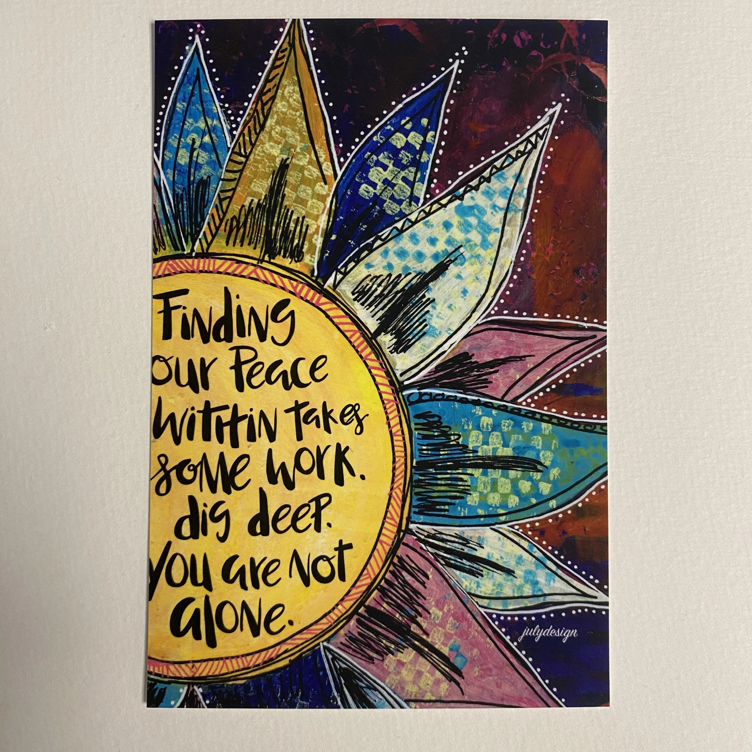 Finding our peace within