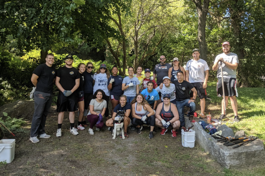  Nira Rock Park cleanup with Boston Men’s 