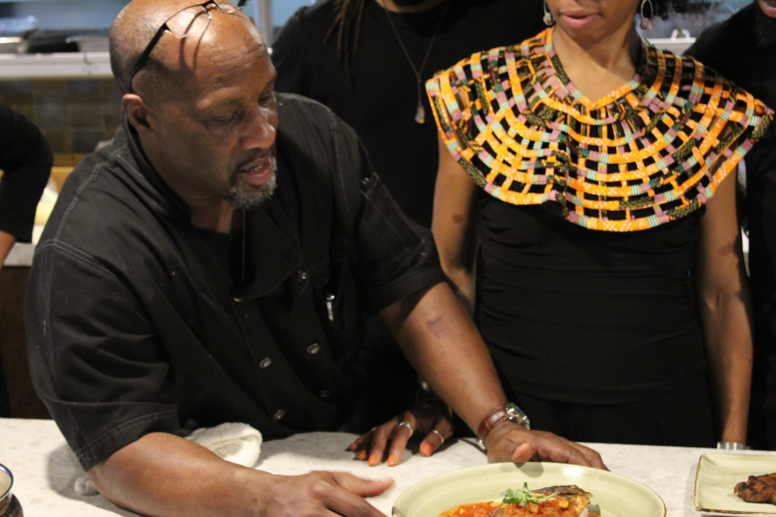 Chef David Thomas with His African Diaspora Dinner Series