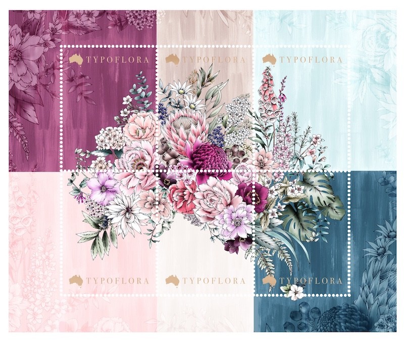 Typoflora's Stamp Design that will be printed on Canson Infinity Paper.