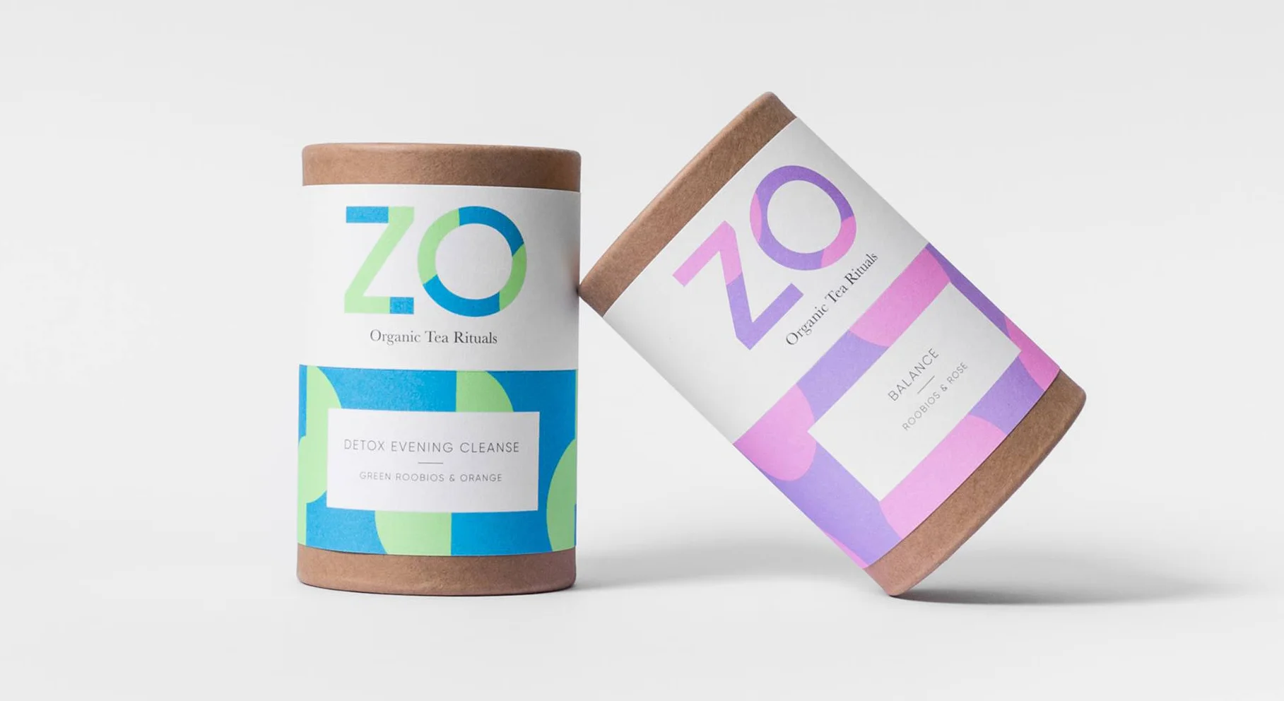 ZO Tea’s Colorplan Labels designed by Analogue