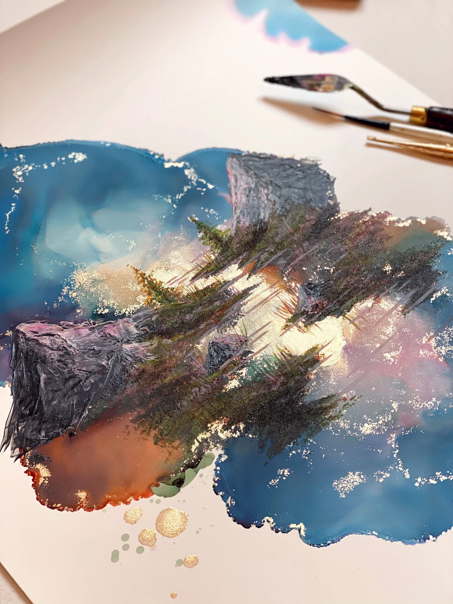 Legion Paper - Artist, Hannah Rose, Creates Nature Inspired Work on YUPO