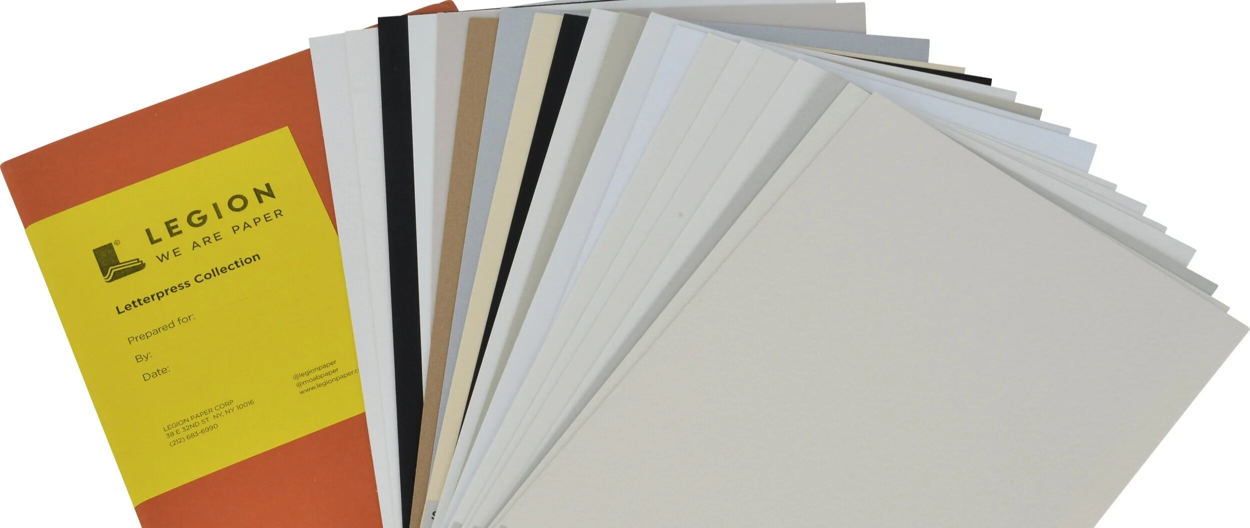 Legion Paper Letterpress Selections