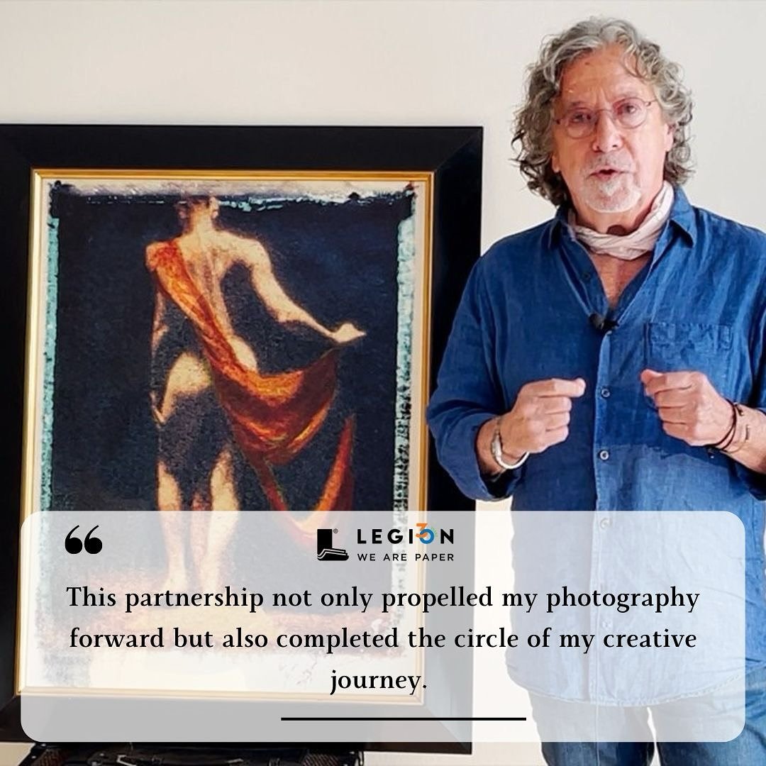 &ldquo;In 1994, Graham Nash introduced me to digital printing, a pivotal moment because he also introduced me to Legion Papers.

This partnership not only propelled my photography forward but also completed the circle of my creative journey. 

Legion