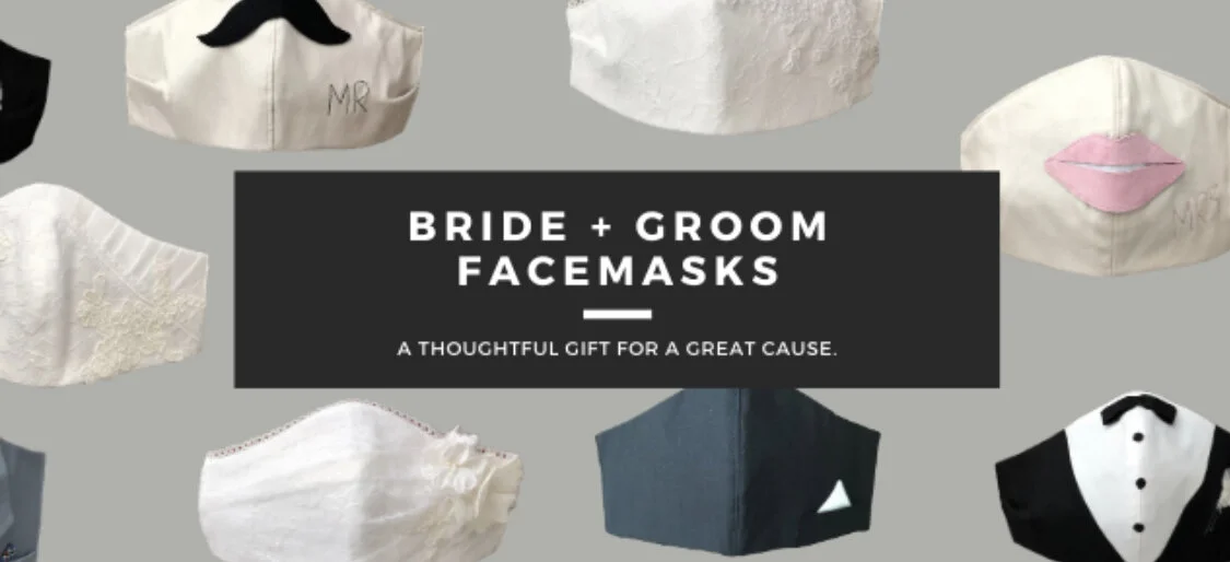 Bride + Groom Facemasks