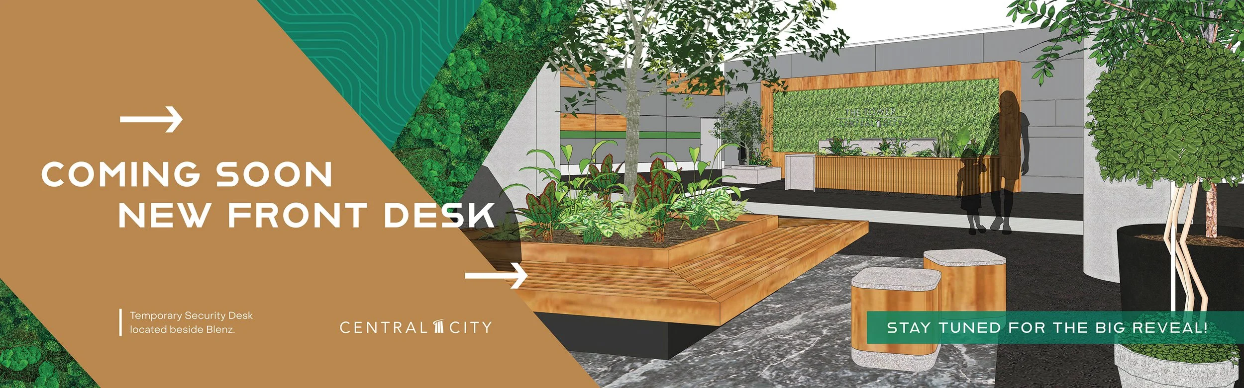 Front (Facing courtyard)