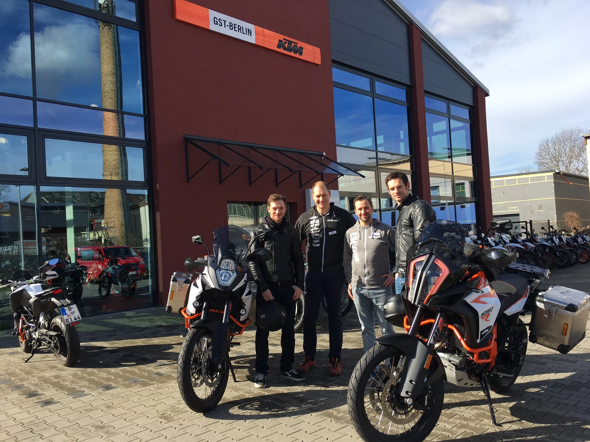 1090 Adventure R, Momme, Christoph, Marco, Thies, 1290 Adventure R.