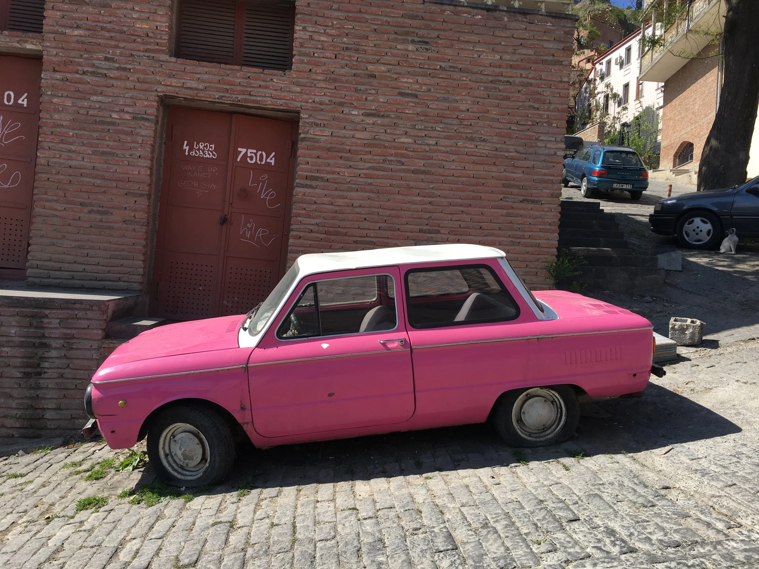 Parking space is rare, so some just keep theirs forever.