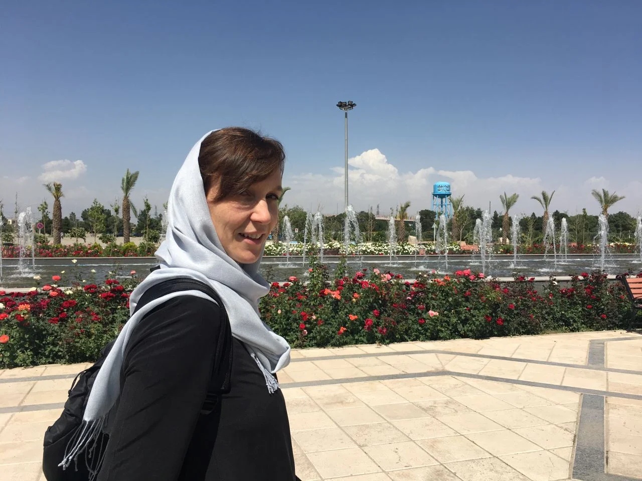At Behesht-e Zahra, the world's second largest cemetery.