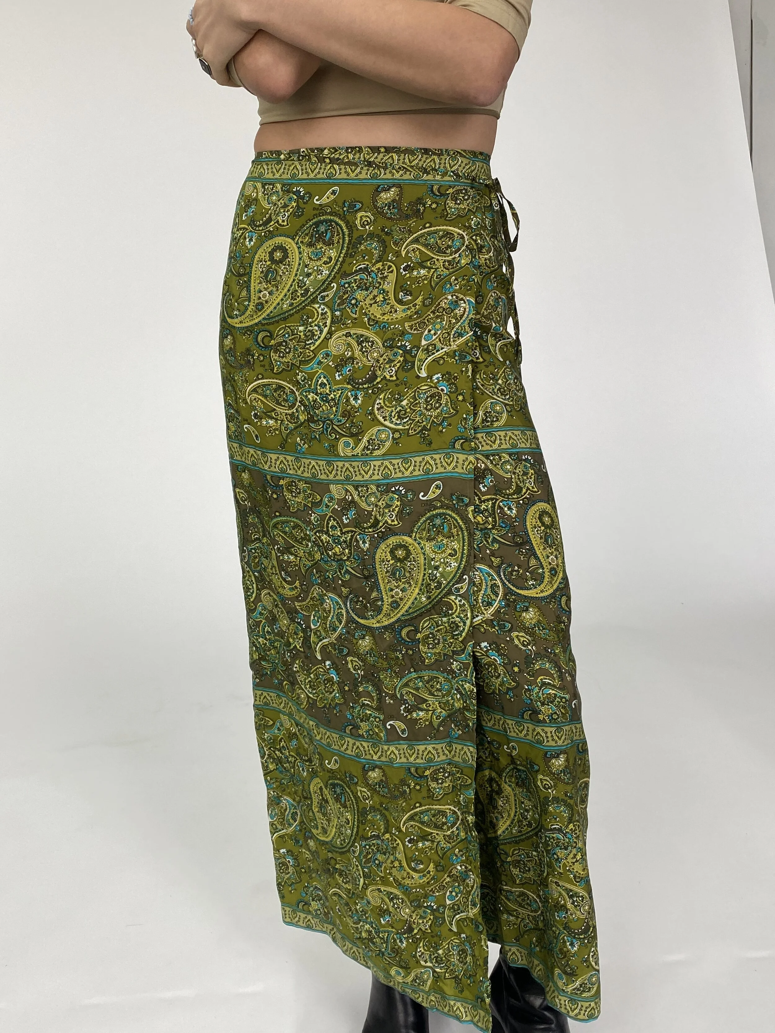 express draped skirt