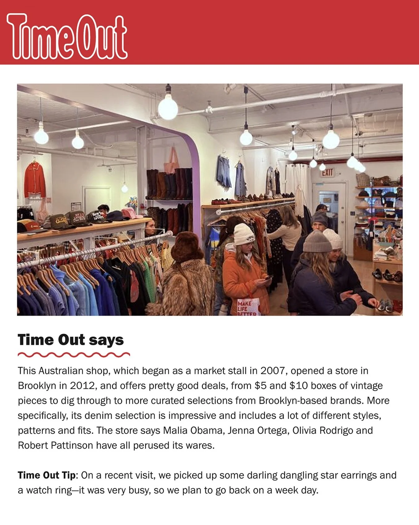 Thanks @timeoutnewyork !! 🩵🩵🩵