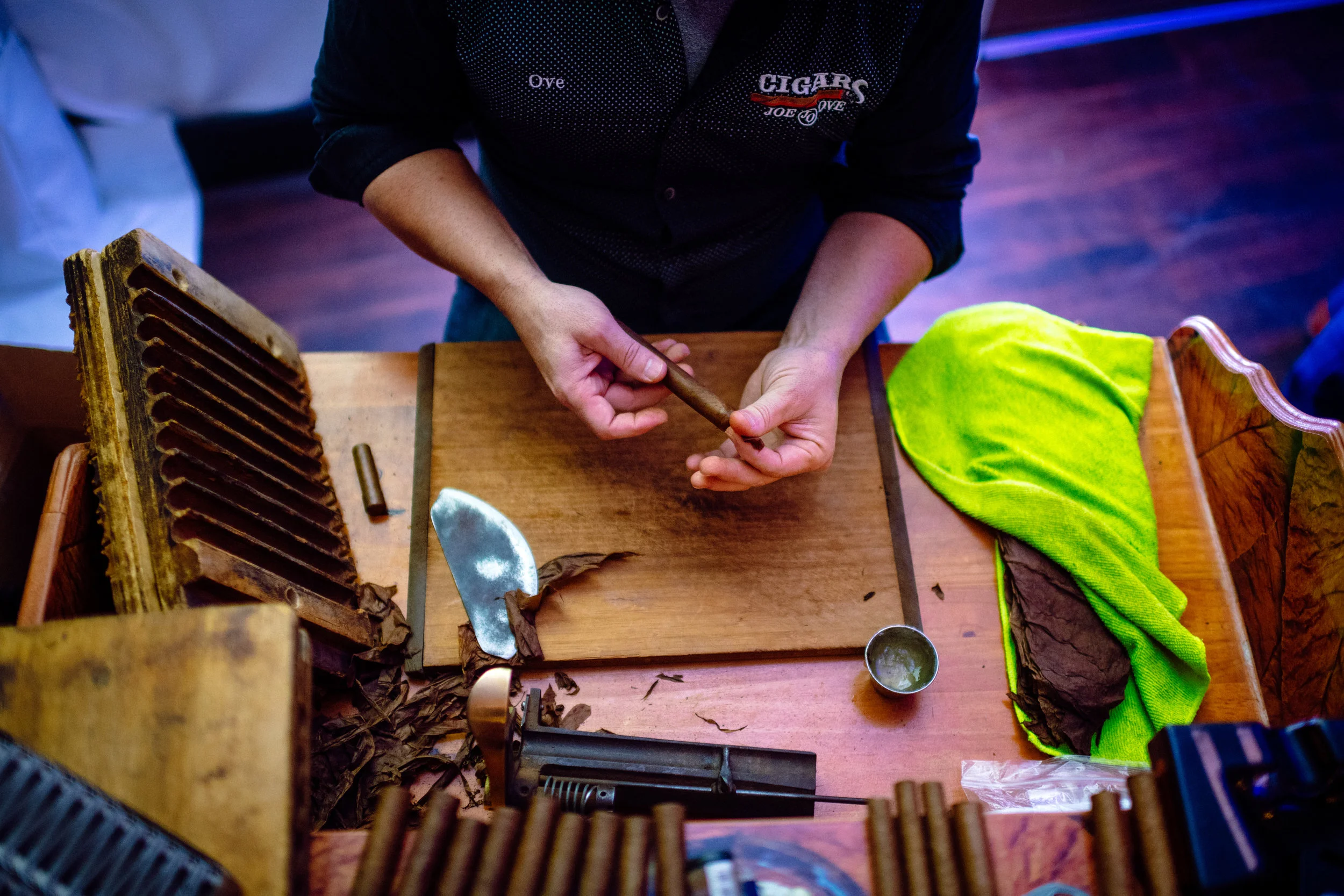 Cigar roller wedding reception Captiva.jpg