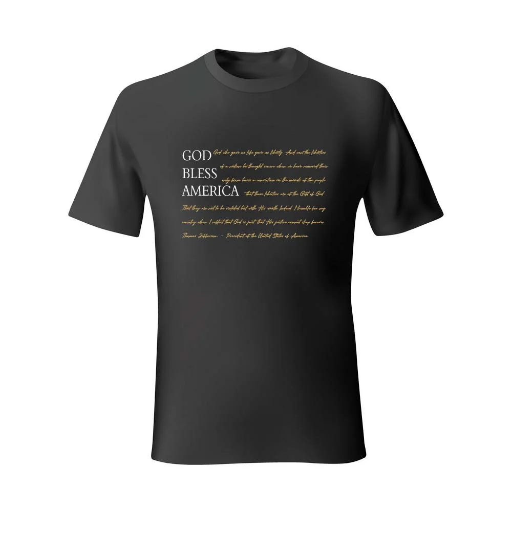Patriotic T-Shirt (Black Only) 