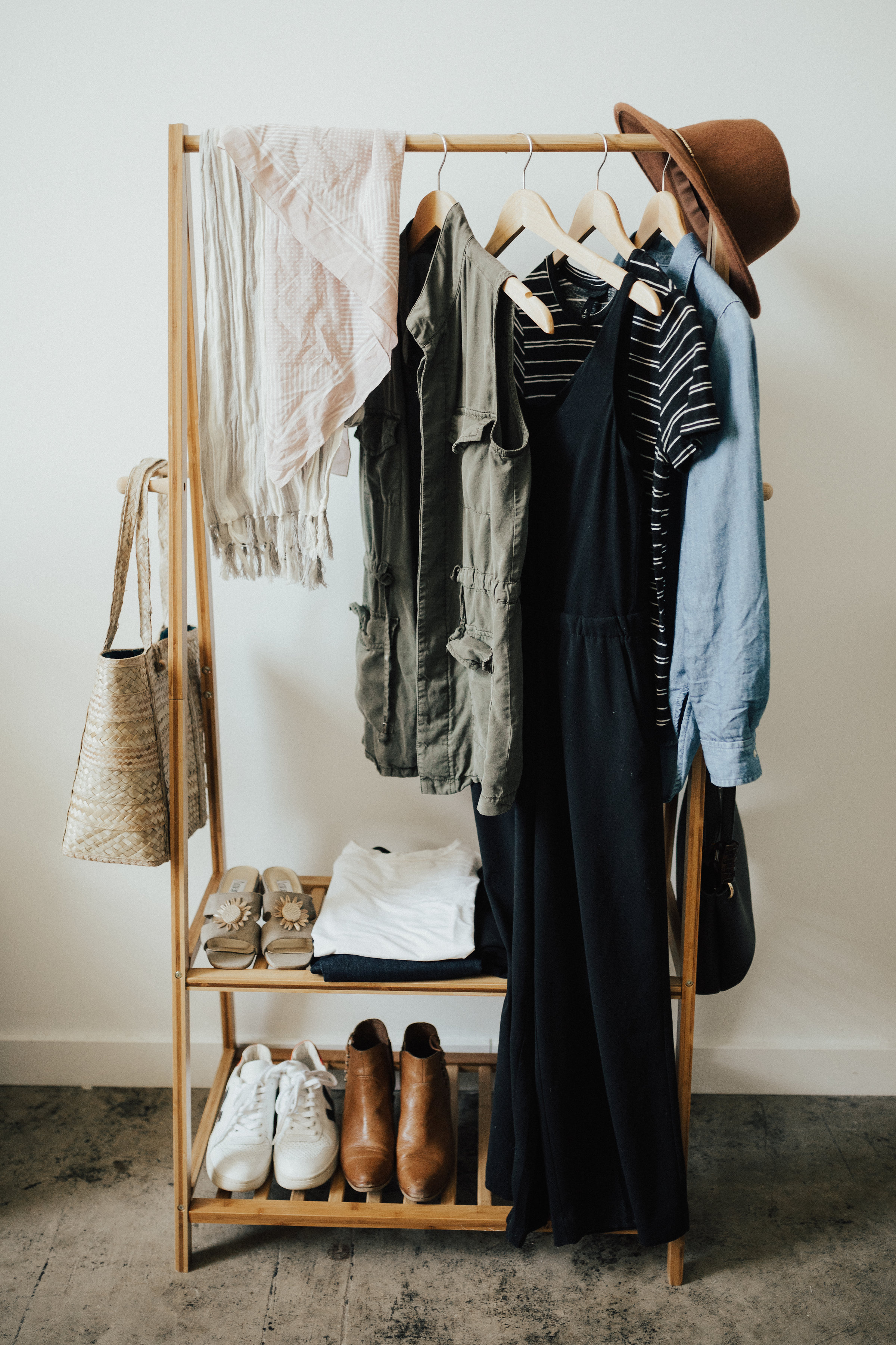 The Spring 2017 wardrobe from the first 10x10 Style Challenge