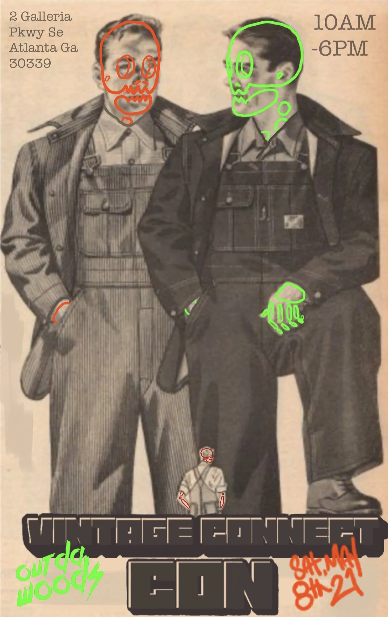 Vintage Connect Con 3 poster