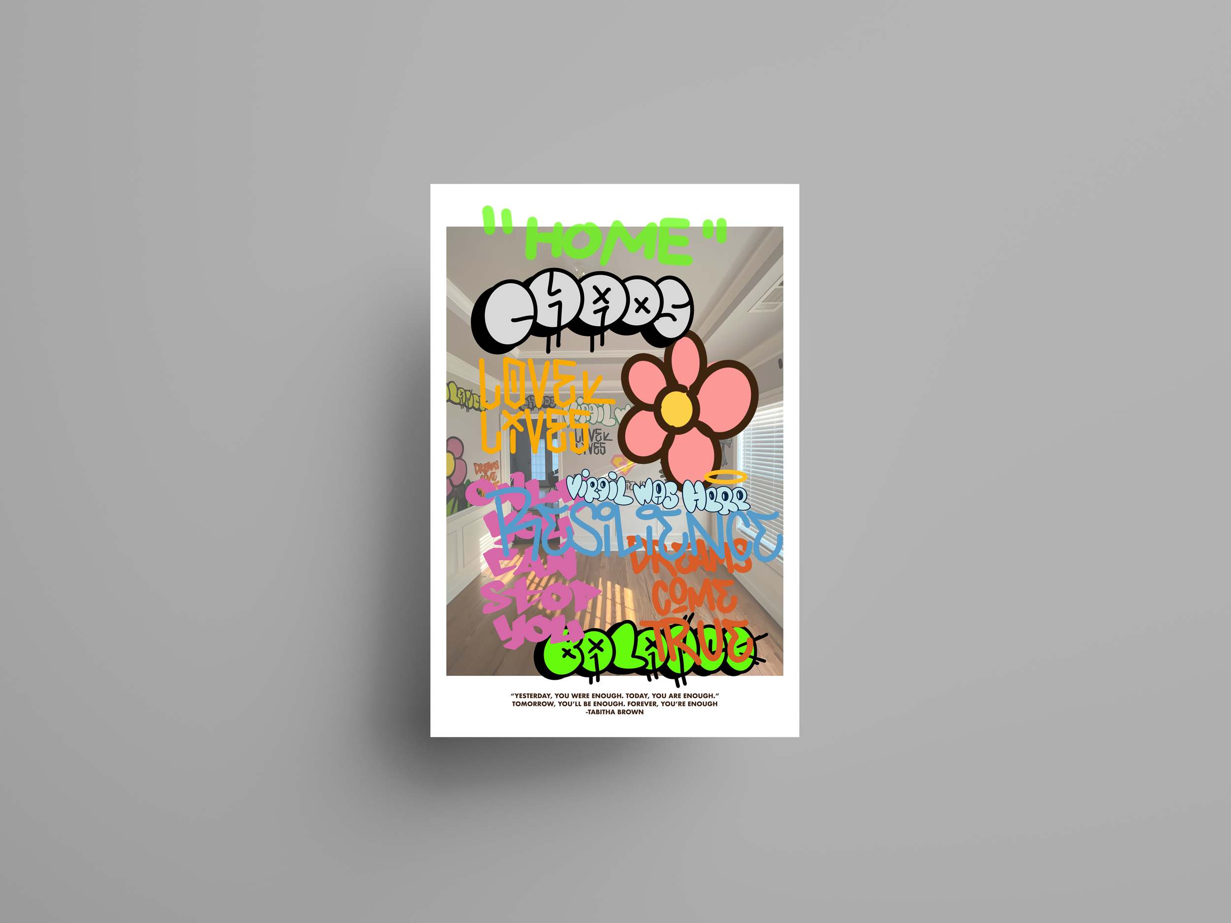 Flower Bombed Poster