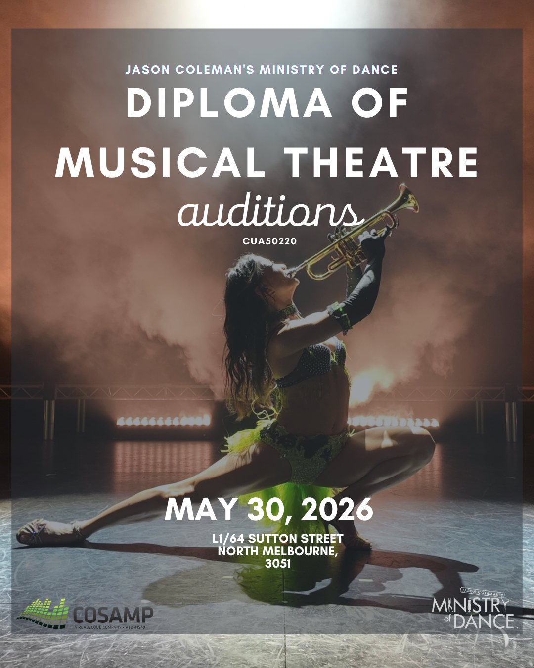 JCMOD MUSICAL THEATRE COURSE AUDITION
