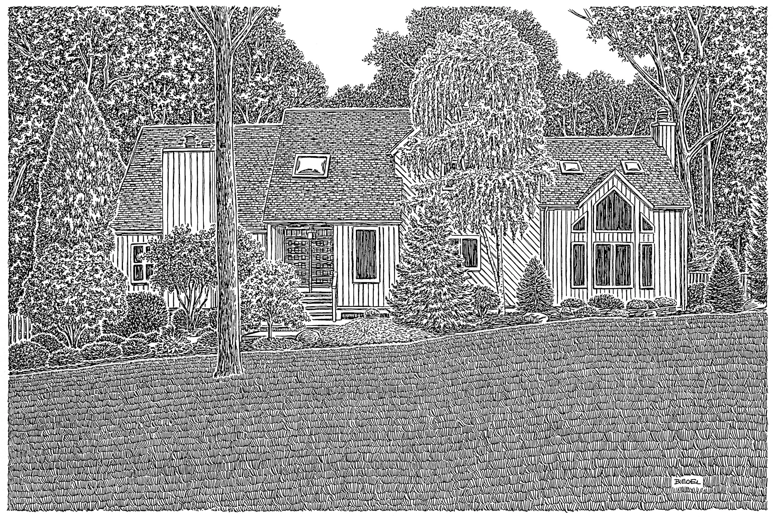 House Portrait in Montvale (Copy) (Copy) (Copy)