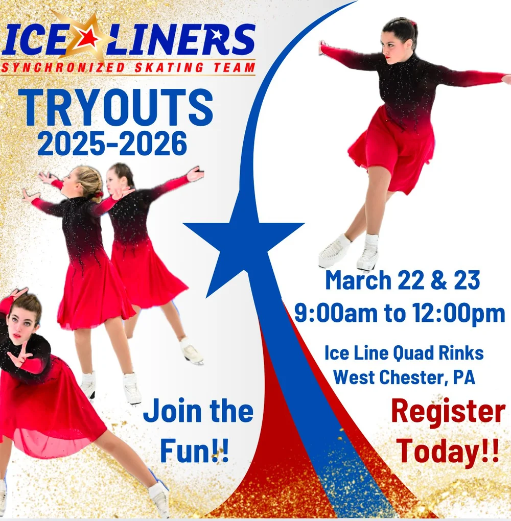 Tryout Clinics for 2025-26 IceLiners Synchro Team image