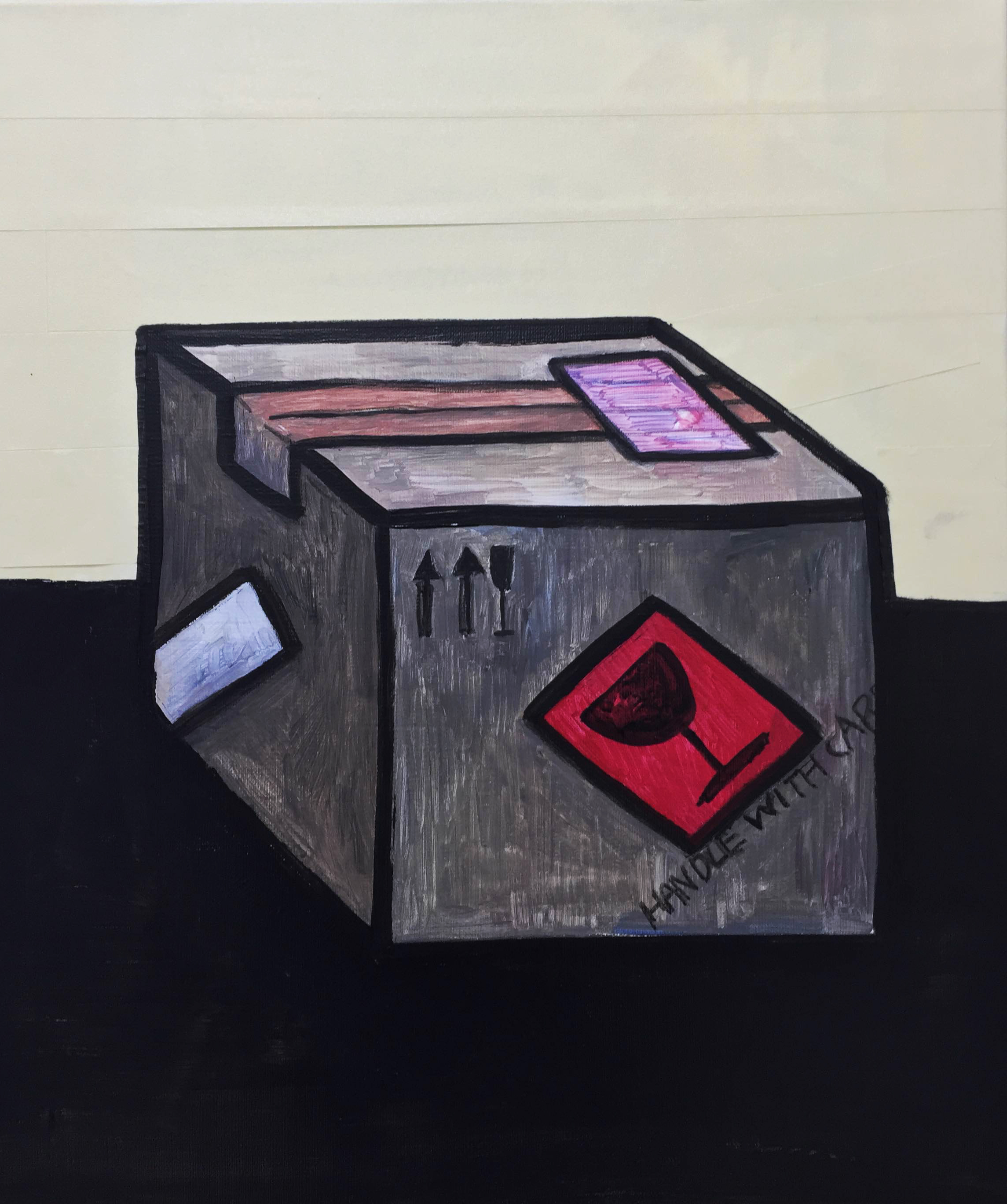 The box, mixed medium , 20"x30" 2015