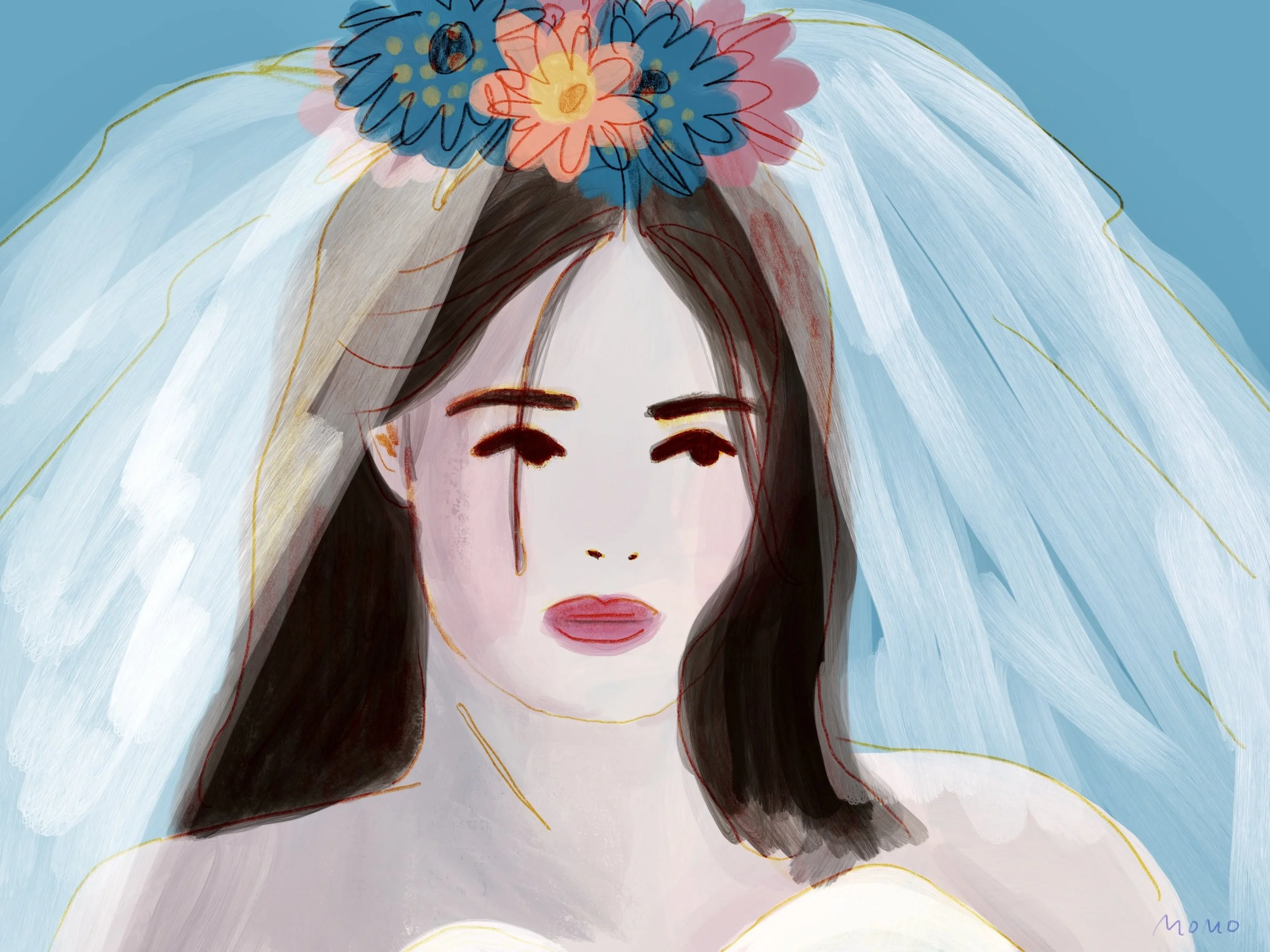 Untitled digital painting 420*594mm 2018