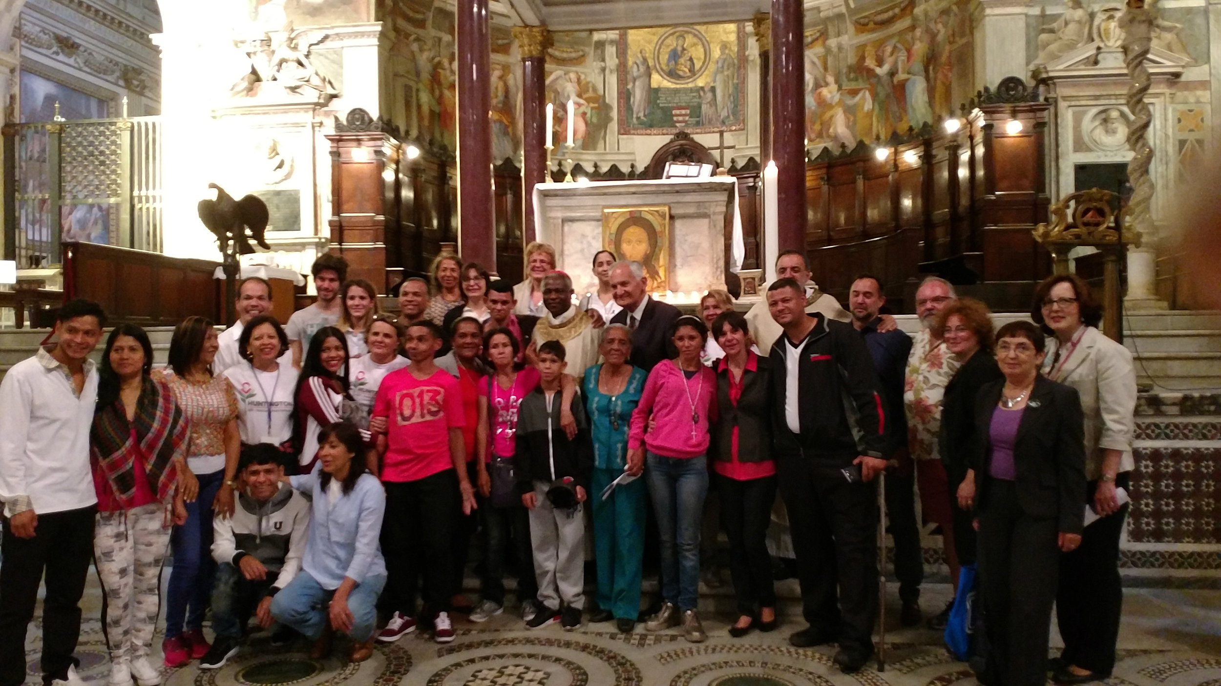 Mass at Basilica di Santa Maria in Trastevere