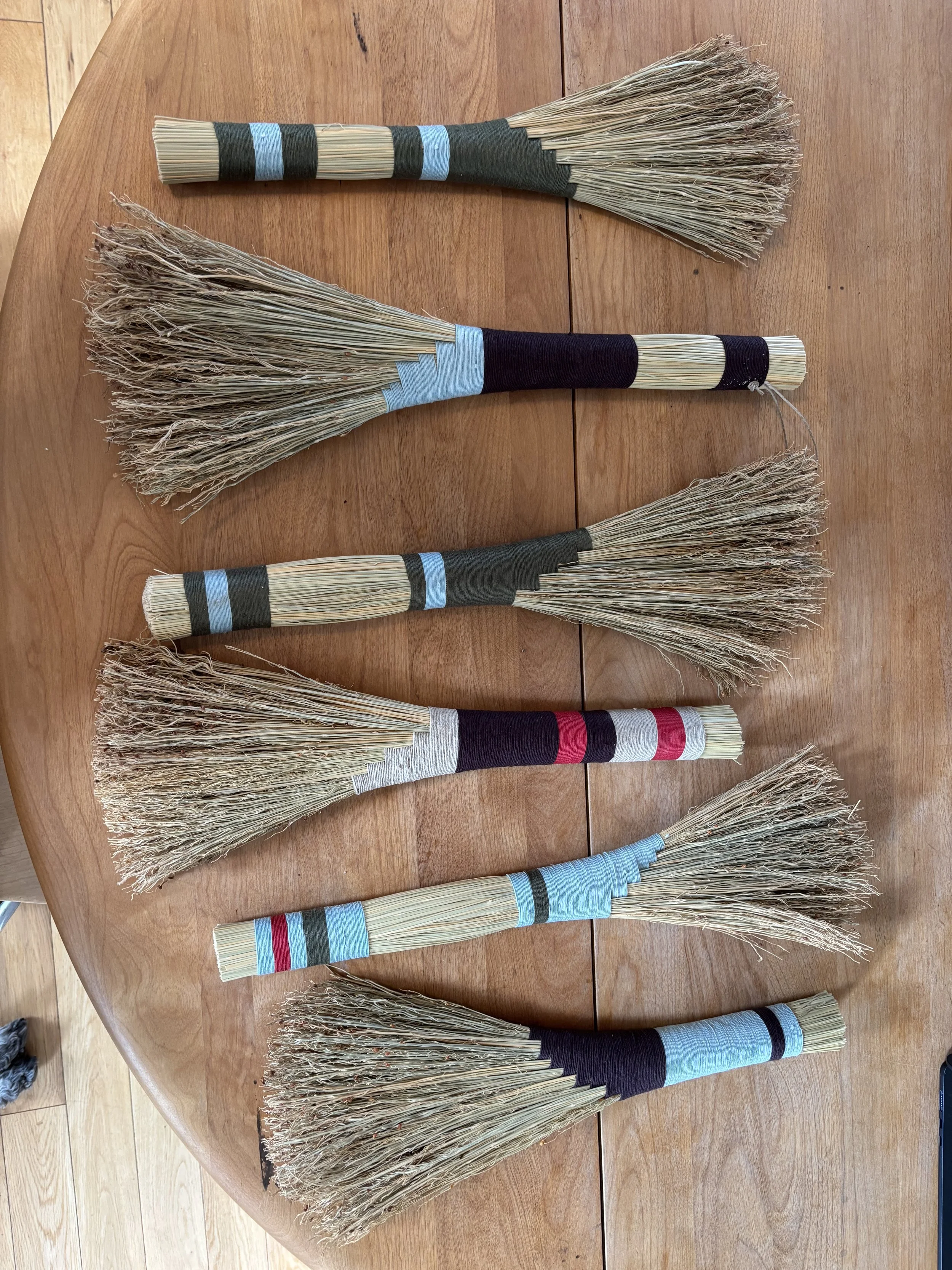 Shaker-Style Turkey Wing Hand Broom