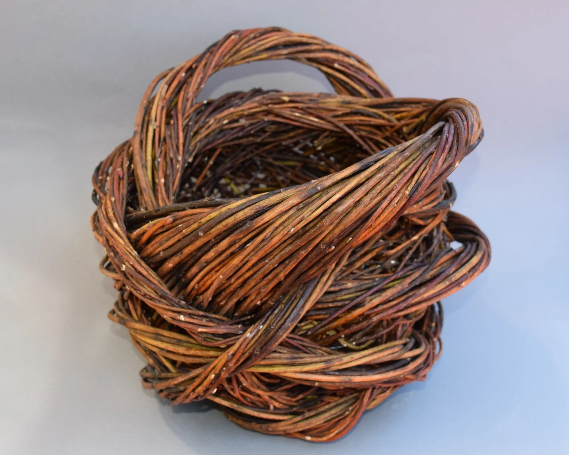 Turbulence - sculptural willow basket
