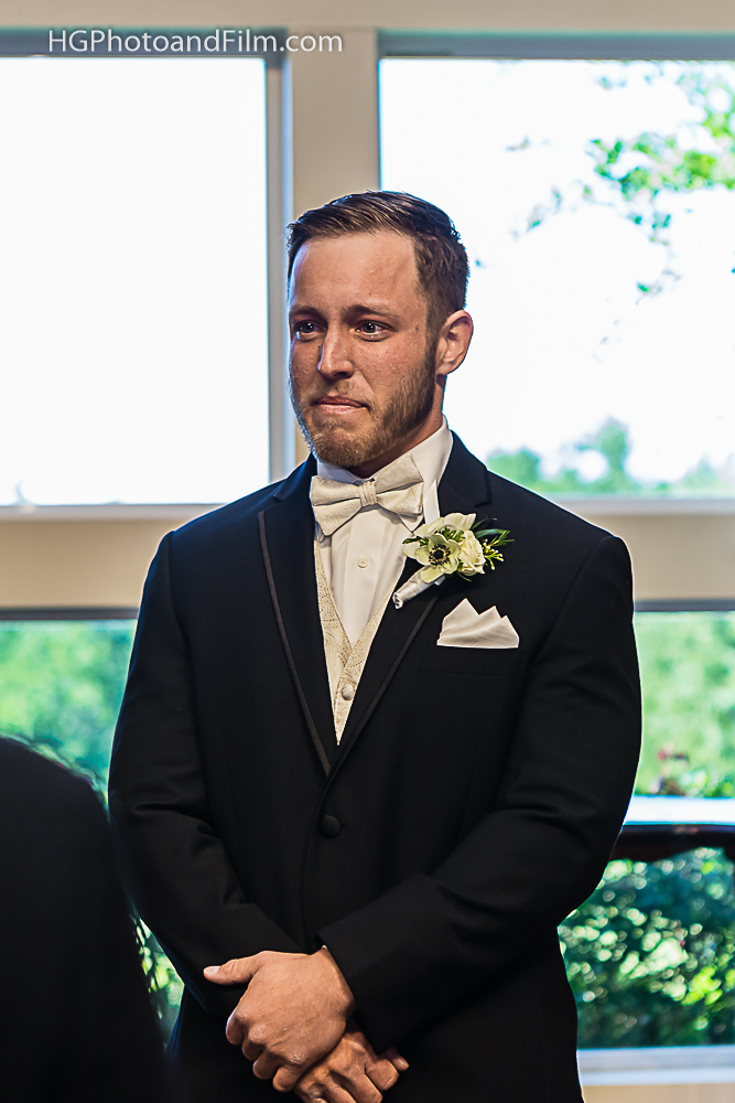 First time you see your wife in the dress! Such a special moment!