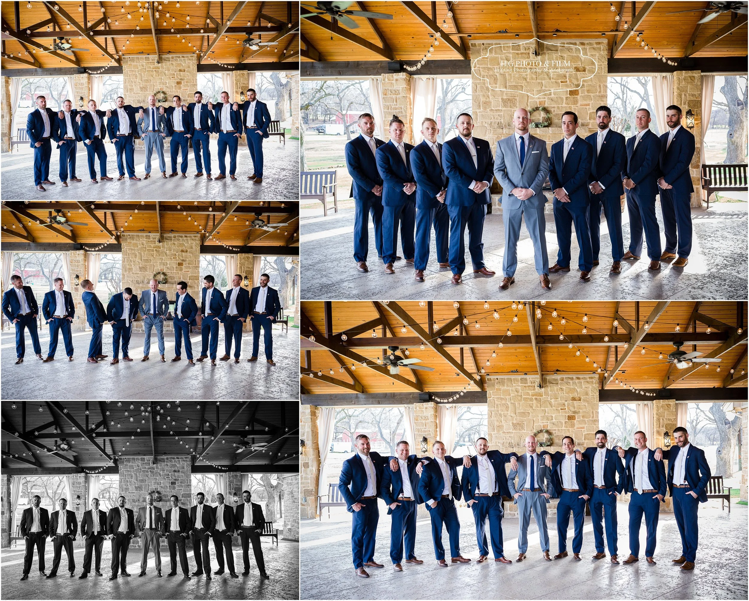 Look at those groomsmen! 