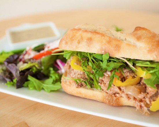 Slow-Cooked PORK sandwich