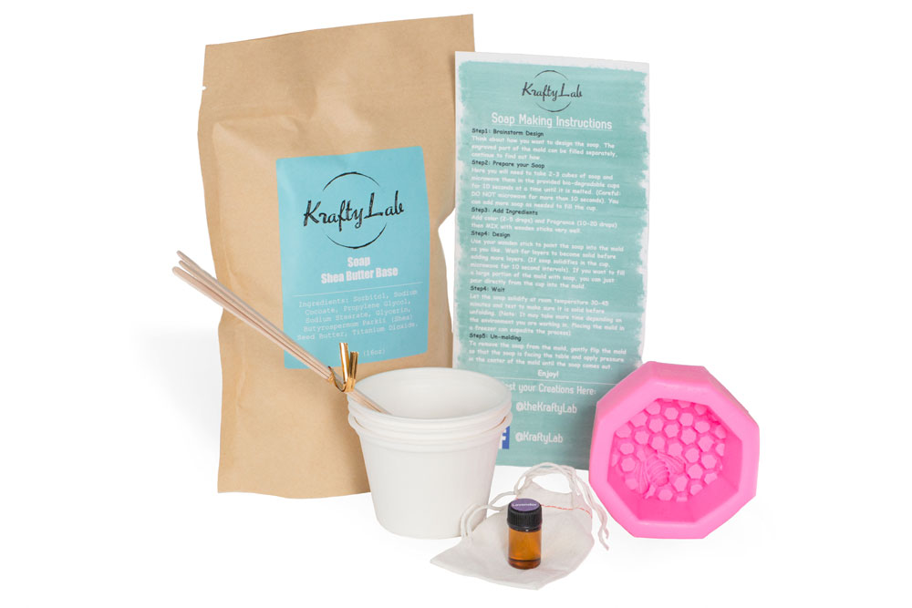 Organiс Handmade Soap Making Kit for Adults Melt & Pour Soap Base DIY Soap  Molds