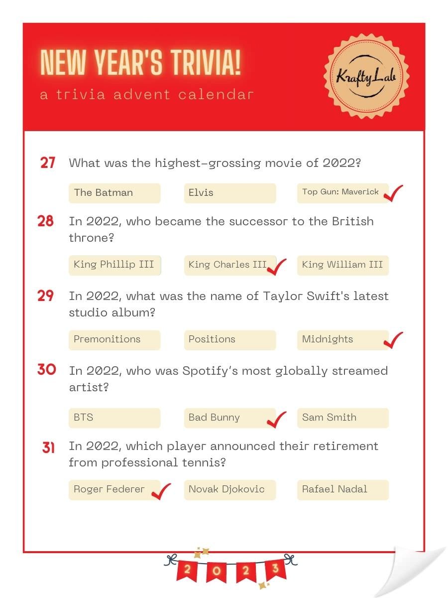 40 Fun New Year's Trivia Questions And Answers For Work