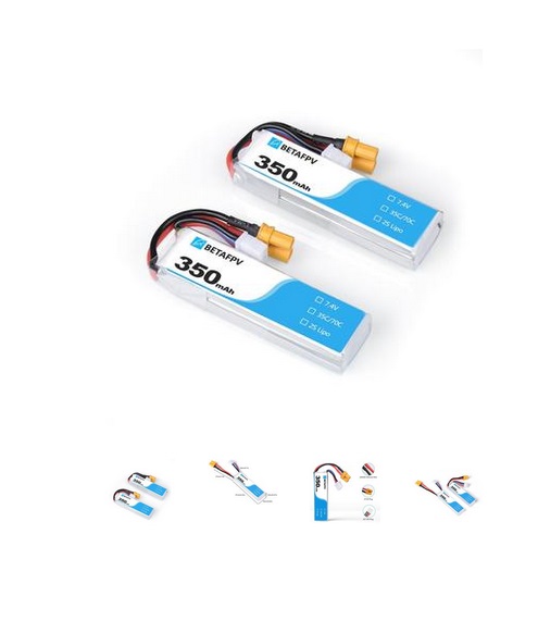 BETAFPV 350mAh 2s XT30 Lipo Battery
