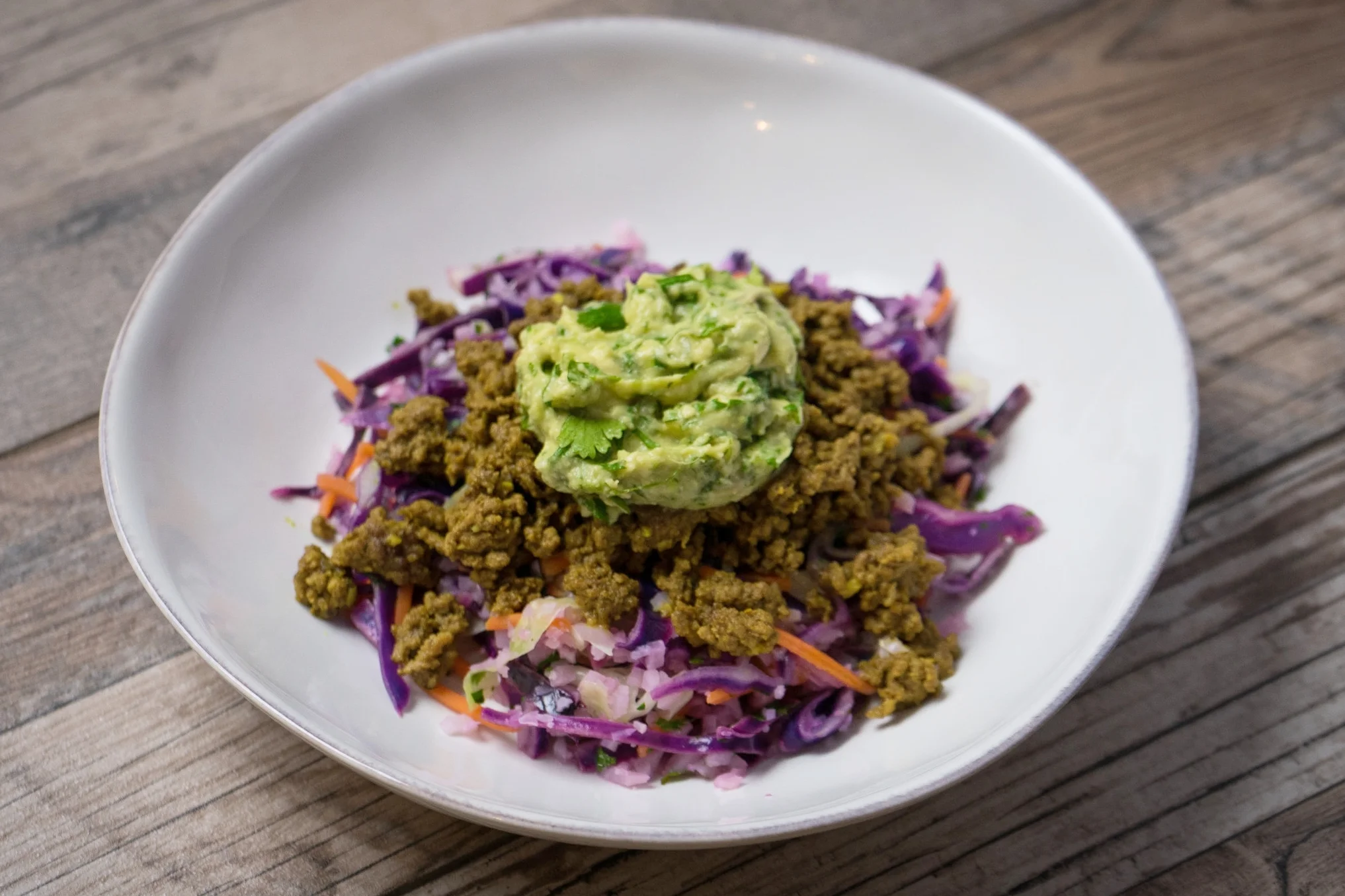 AIP Taco Bowls with Cilantro Lime Caulifower Rice