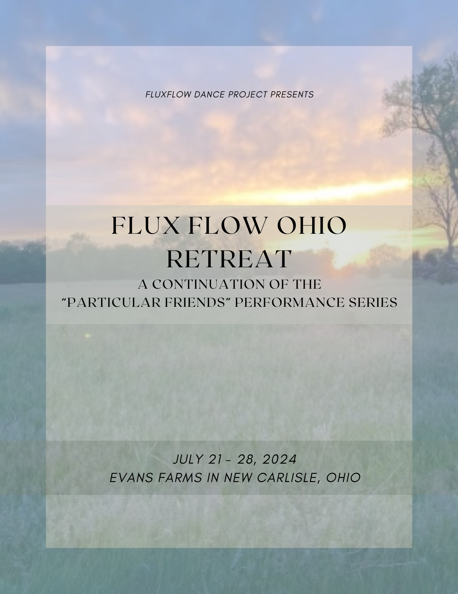 Flux Flow Local Summer Dance Retreat