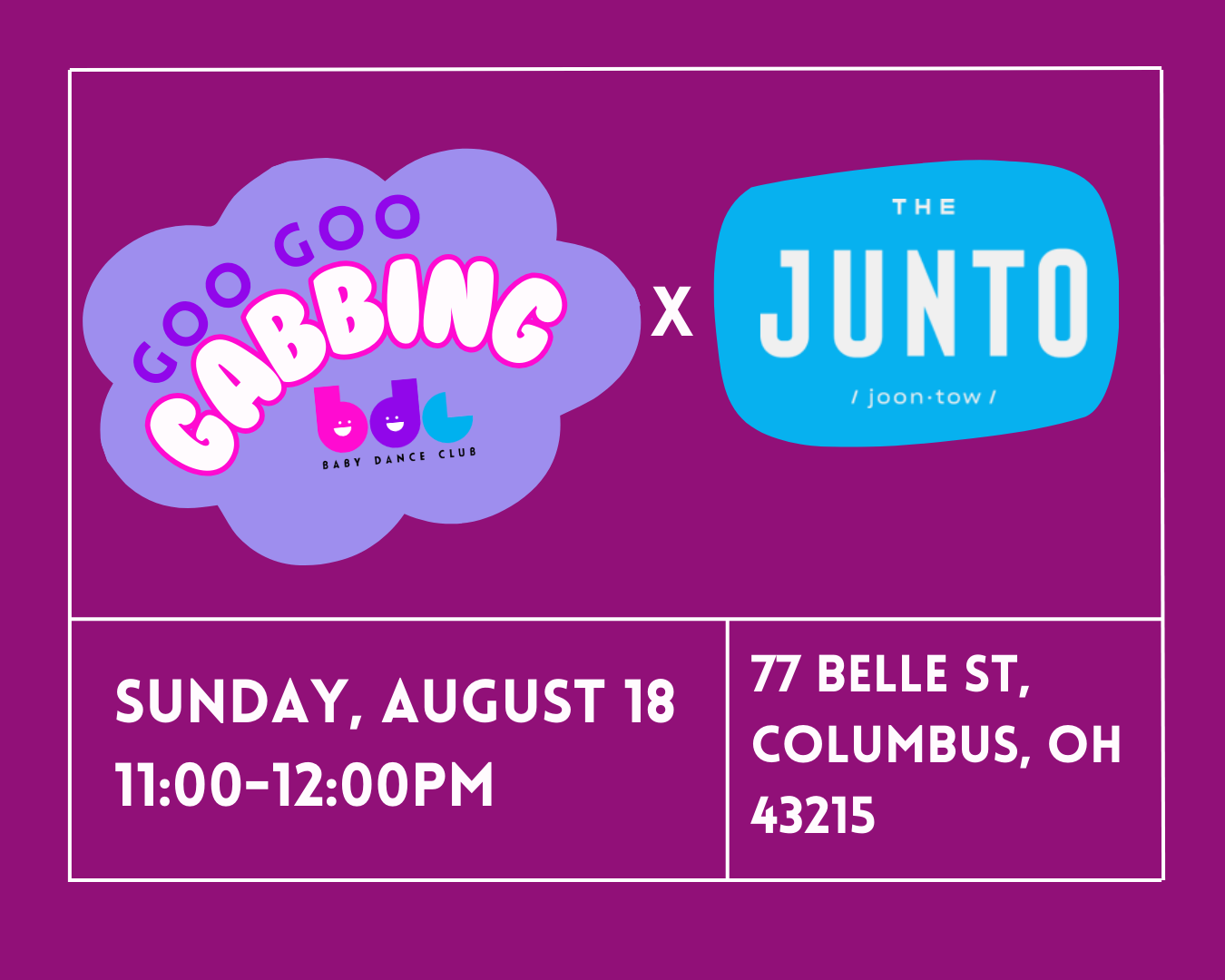 Goo Goo Gabbing: A Baby Dance Club™️ Event