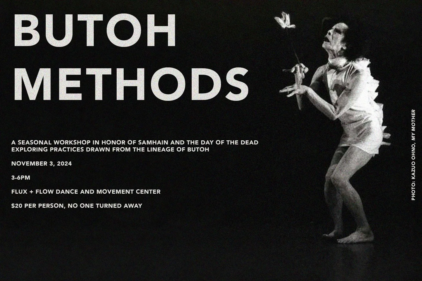 Butoh Methods with Tanya Calamoneri and Michael J. Morris