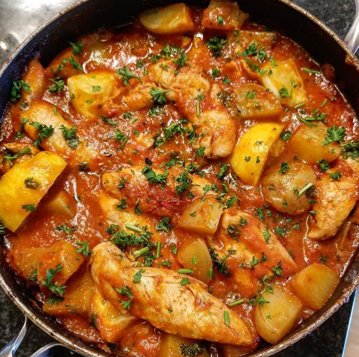 Spanish Chicken &amp; Potatoes