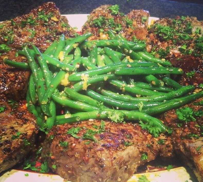 Pan Broiled Steak with Balsamic and Chili Pepper