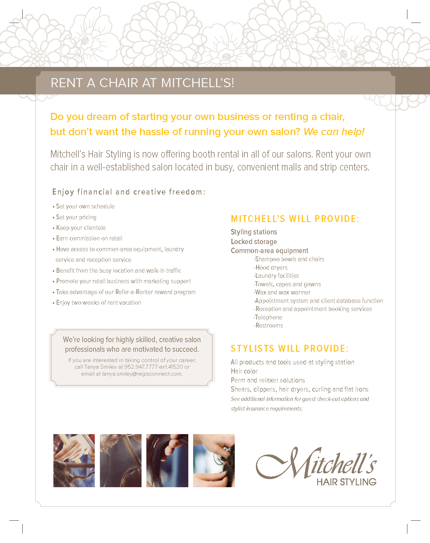 Back of flyer.