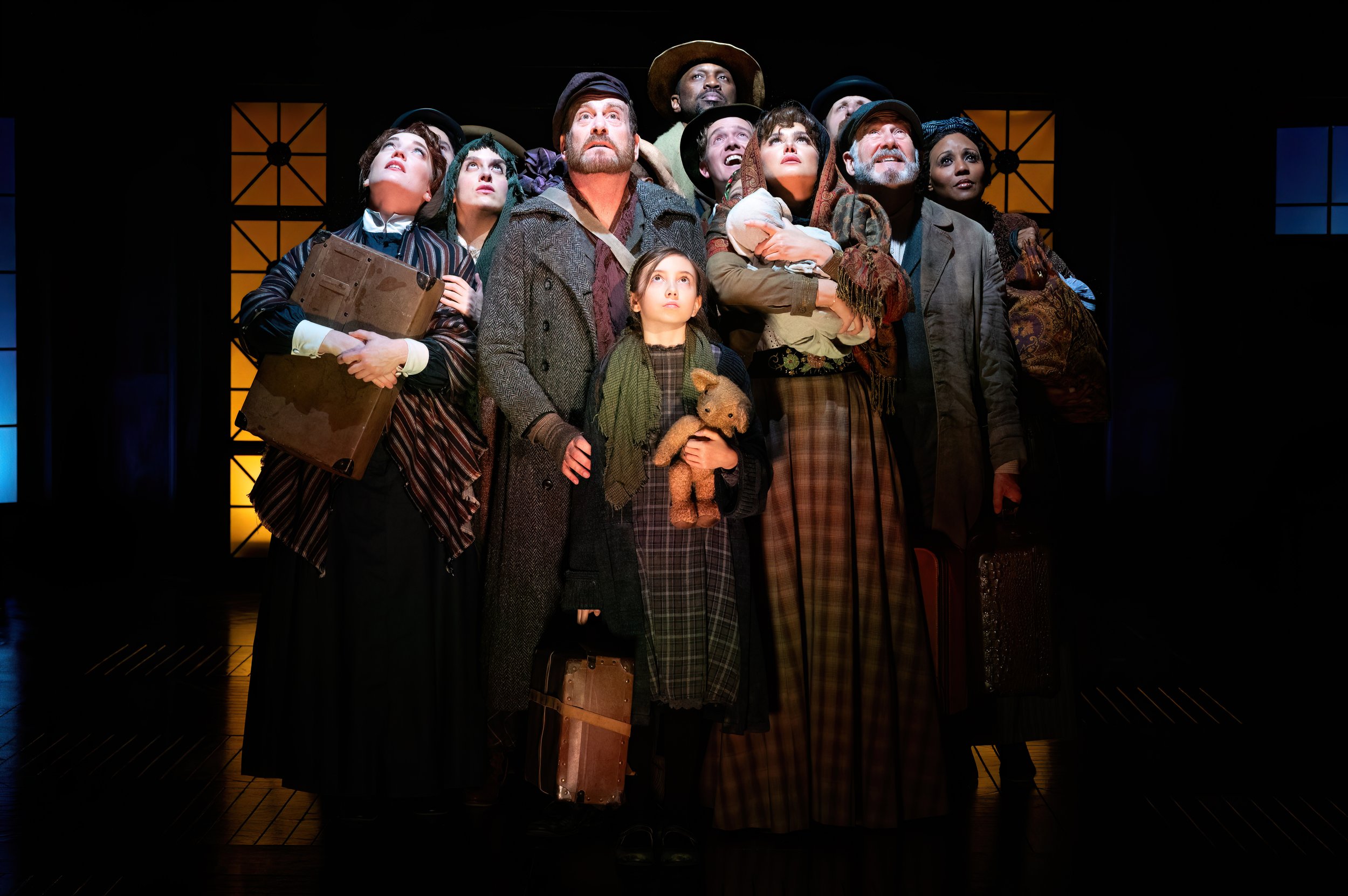 10. bobby smith (tateh), emerson holt lacayo (the little girl) and the cast of ragtime at signature theatre. photo by daniel rader.JPG