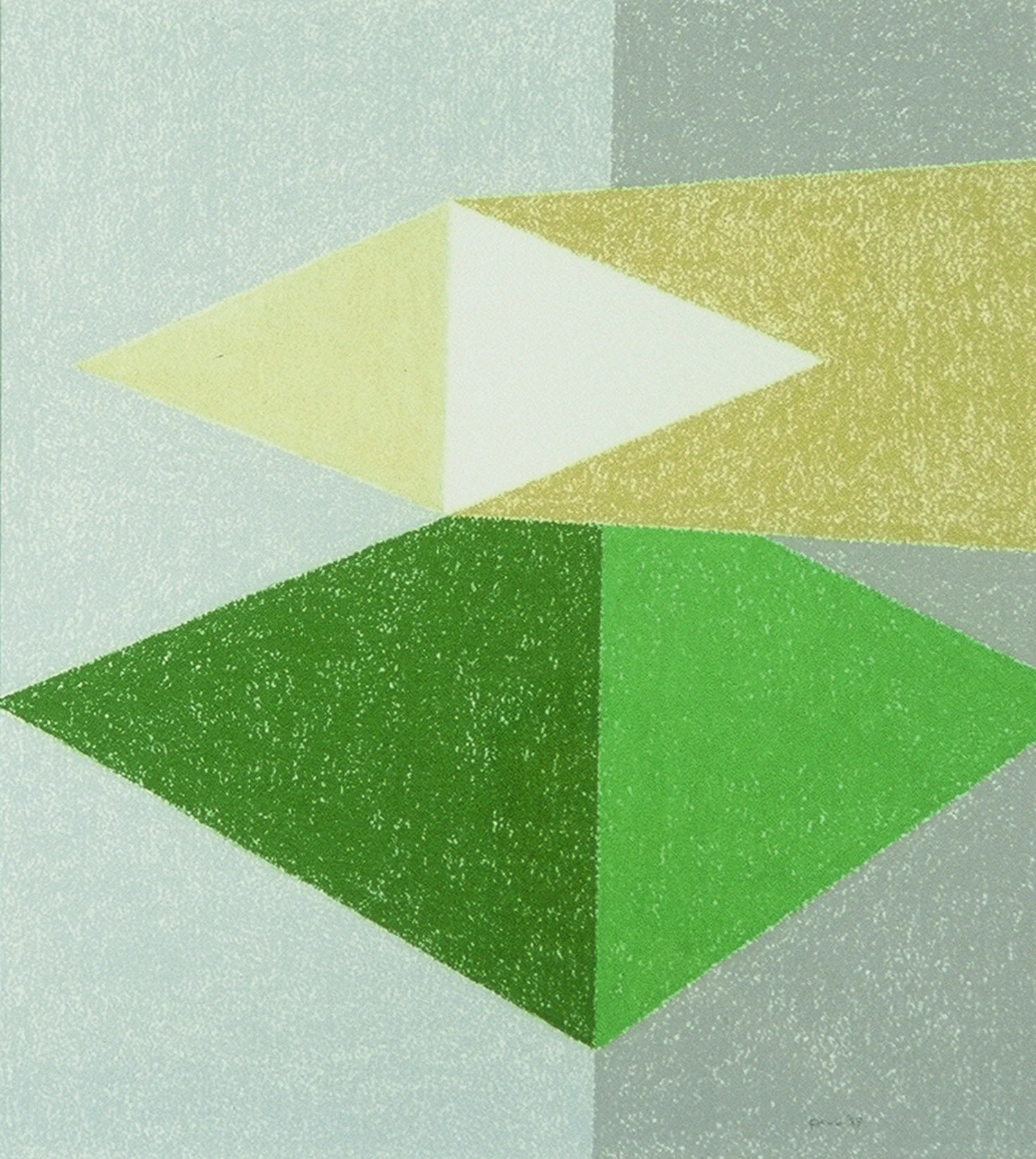 "Flag" Aka "Presence", 20" x 18", 1989