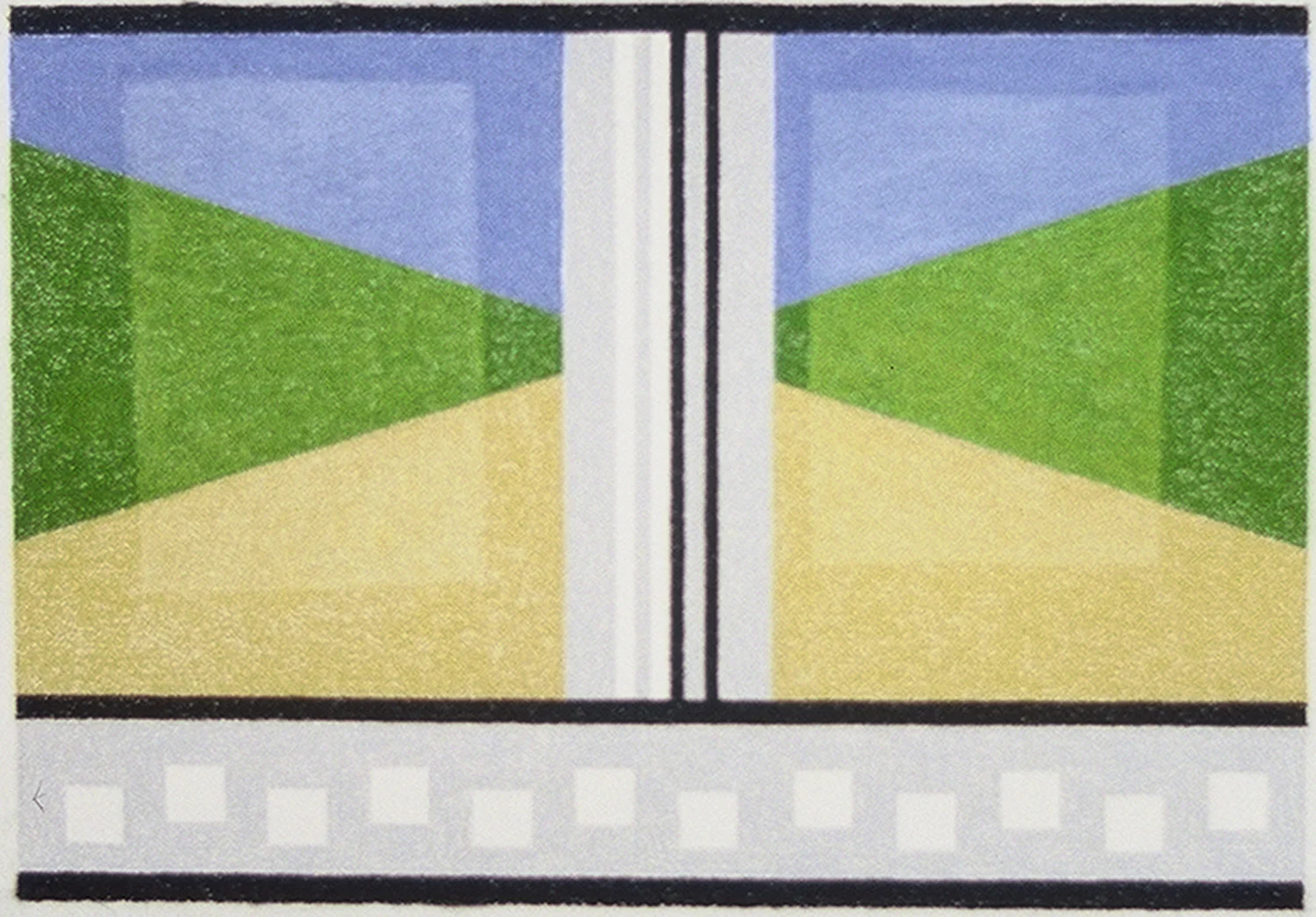"View from the Window", 20" x 28", 1991