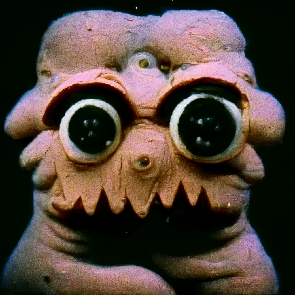 mostly_saad_1980s_creepy_claymation_fat_monster_slopy_wet_3D_ho_e583cf16-634b-4405-bde2-5374db2932b2.png