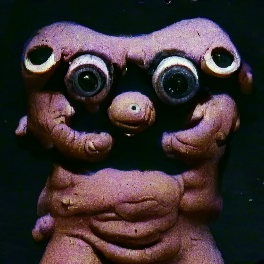 mostly_saad_1980s_creepy_claymation_fat_monster_slopy_wet_3D_ho_1845c9ac-62aa-43c4-b112-2e85d80c4b89.png