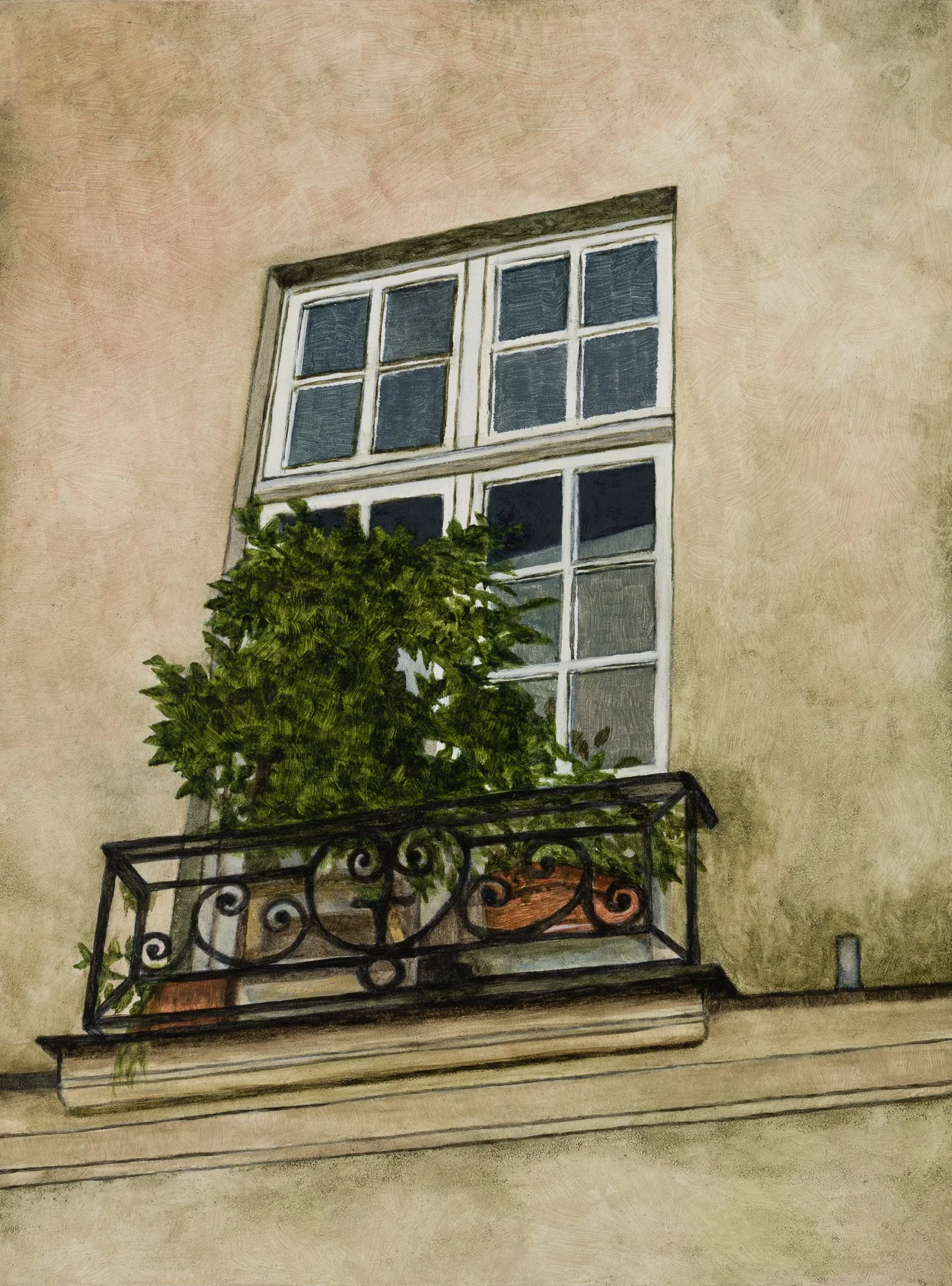 Balcony on Rue Chapon, Paris.JPEG